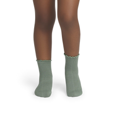 Junior Ruffle Rib Calf Sock 8-Pack