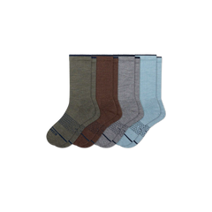 Men's Merino Wool Blend Calf Sock 4-Pack