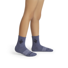 Junior Marl Calf Sock 4-Pack