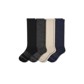 Women's Merino Wool Blend Knee-High Sock 4-Pack