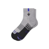 Men's Merino Wool Blend Run Quarter Socks