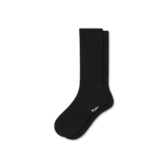 Men's Merino Cashmere Blend Fine Rib Calf Socks