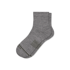 Men's Merino Wool Blend Modern Rib Quarter Socks