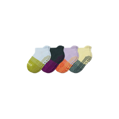 Junior Marl Gripper Ankle Sock 4-Pack