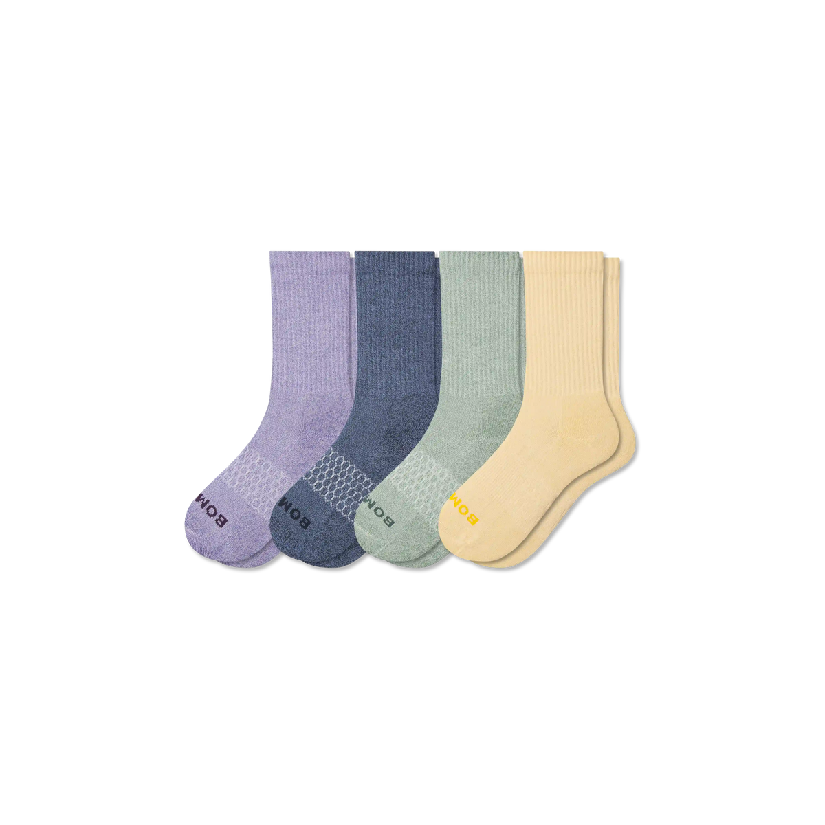 Youth Marl Calf Sock 4-Pack