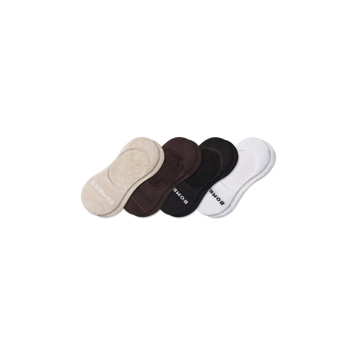 Men's Mid-Cut Cushioned No Show Sock 4-Pack