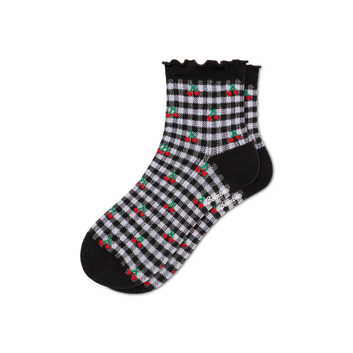 Women's Ruffle Rib Quarter Socks