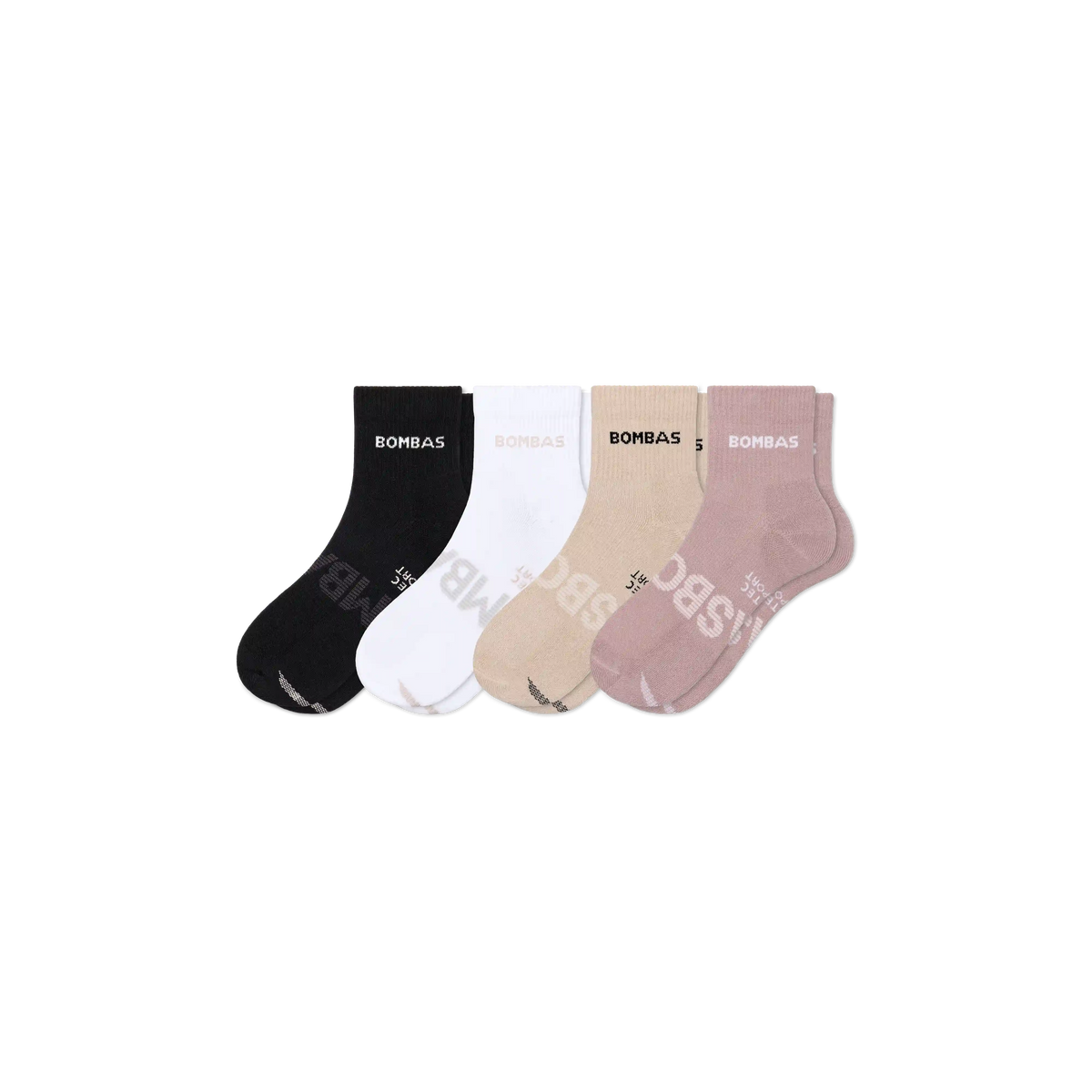 Women's All Sport Quarter Sock 4-Pack