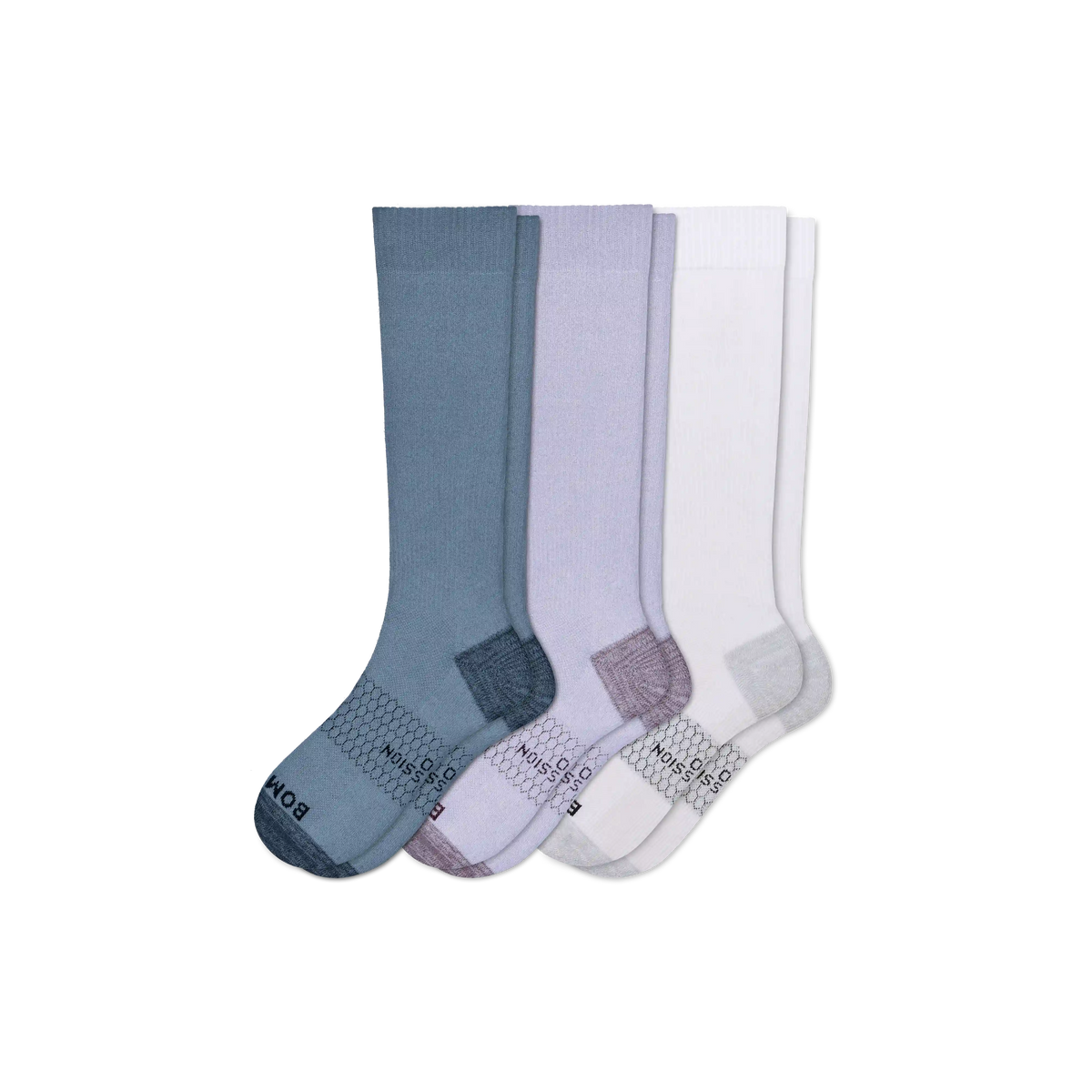 Women's Medical Grade Compression Knee High Sock 3-Pack (20-30mmHg)
