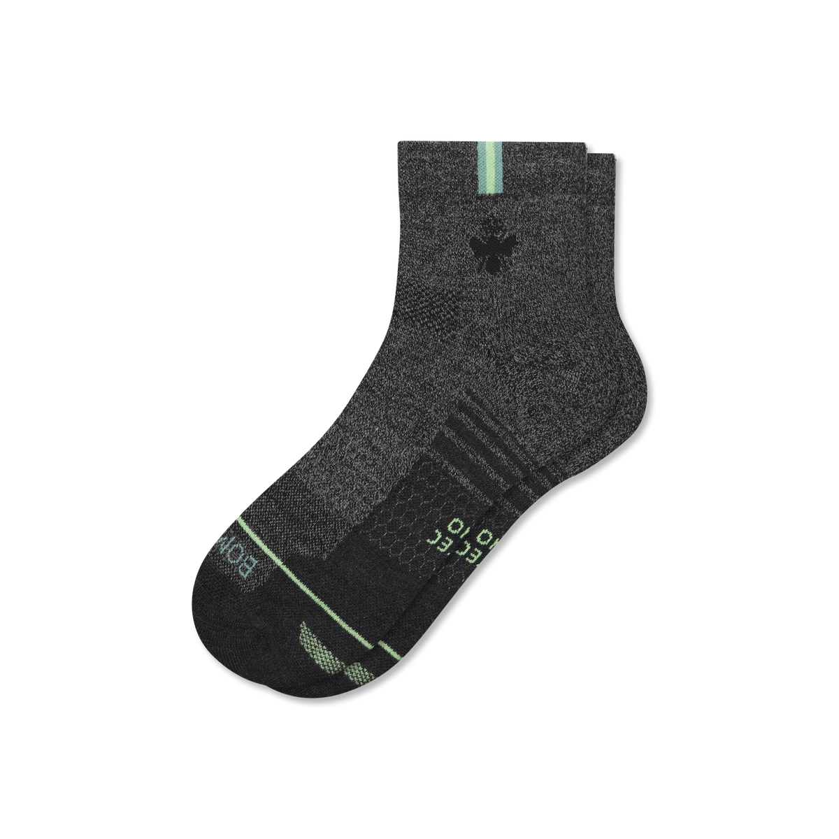 Men's Merino Wool Blend Run Quarter Socks