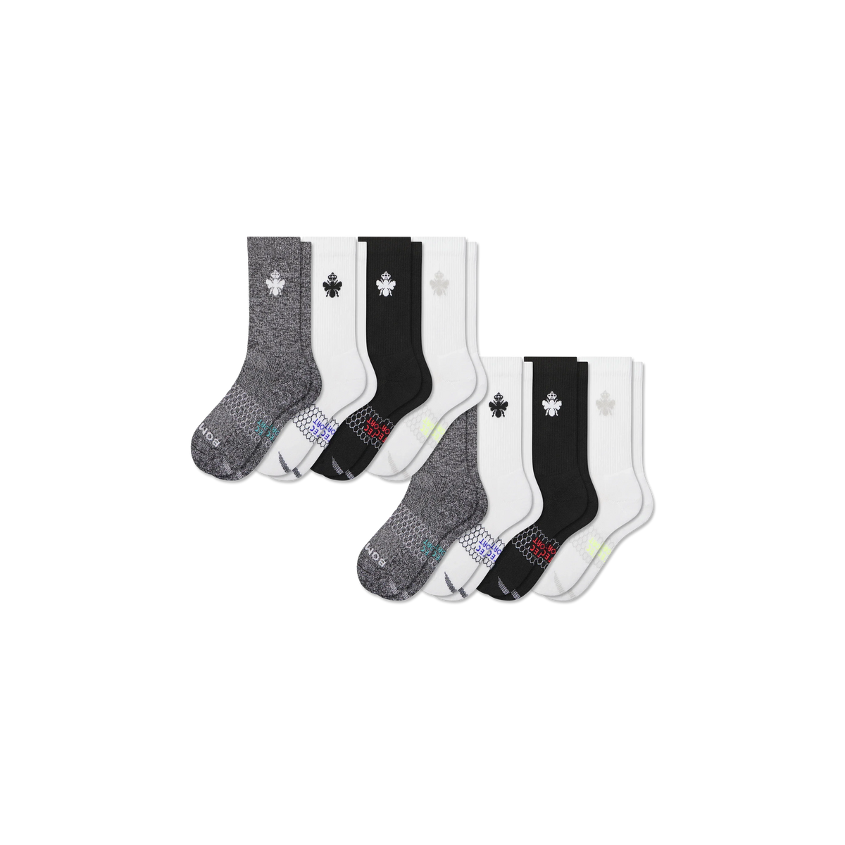 Youth All Sport Calf Sock 8-Pack