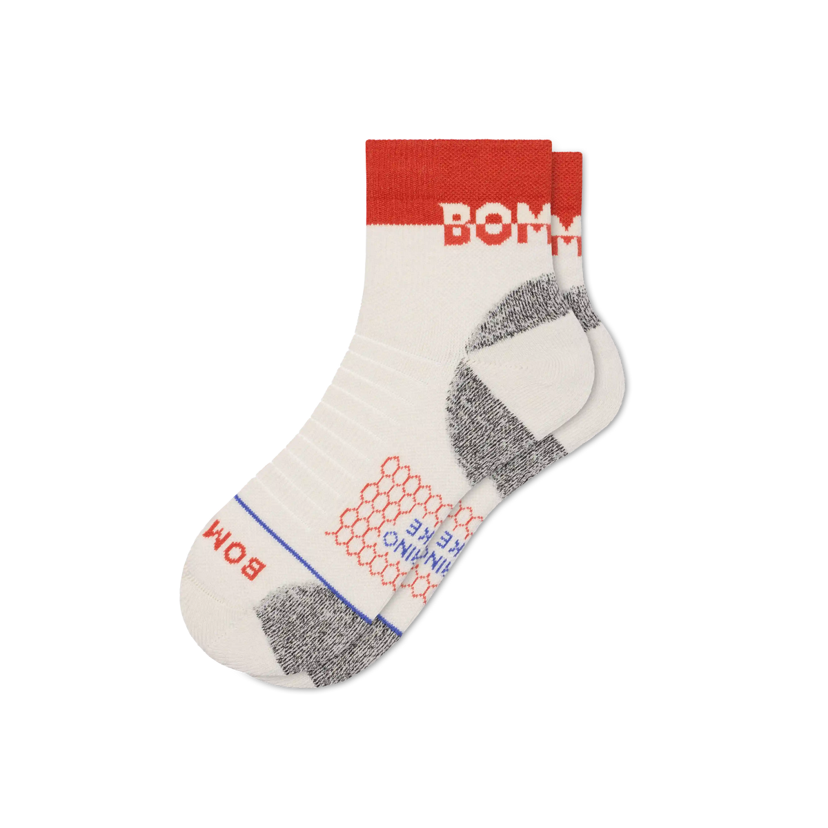 Men's Merino Wool Blend Hiking Quarter Socks