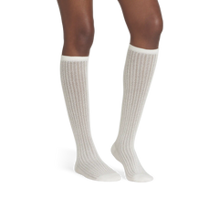 Women's Pointelle Knee High Socks