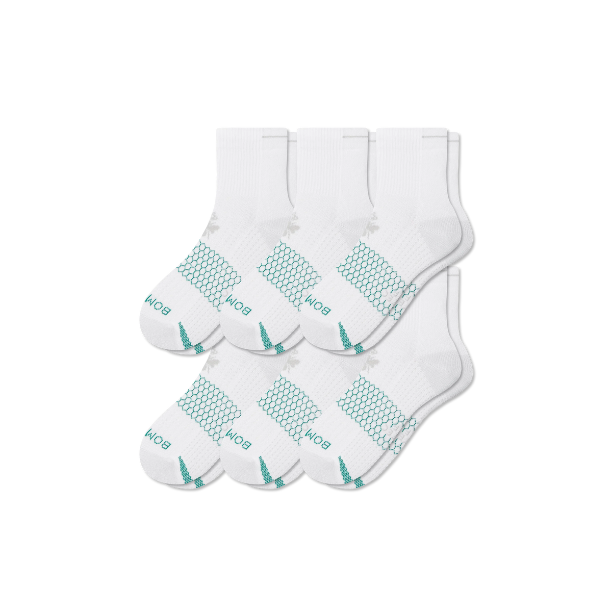 Men's Golf Quarter Sock 6-Pack