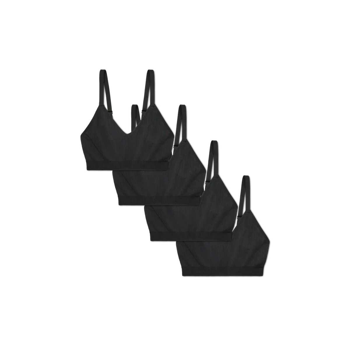 Women's Seamless Scoop Bralette 4-Pack