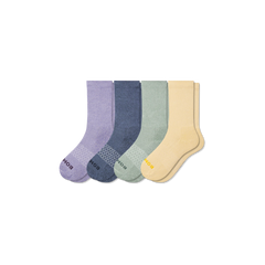 Youth Marl Calf Sock 4-Pack