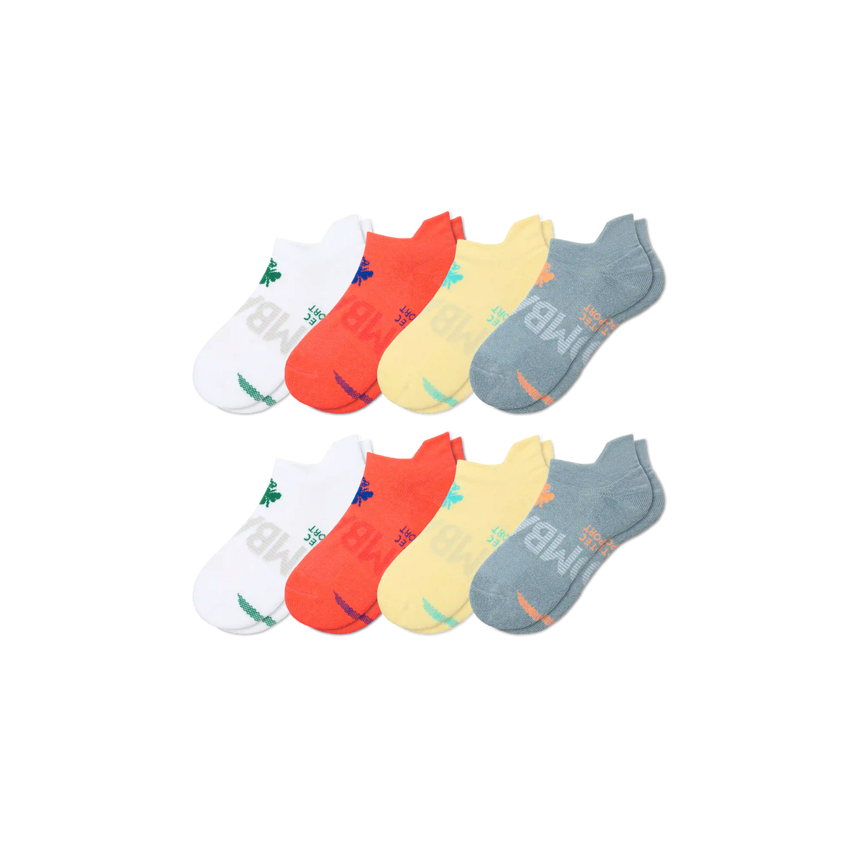 Youth All Sport Ankle Sock 8-Pack