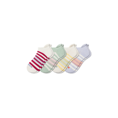 Youth Stripes Ankle Sock 4-Pack
