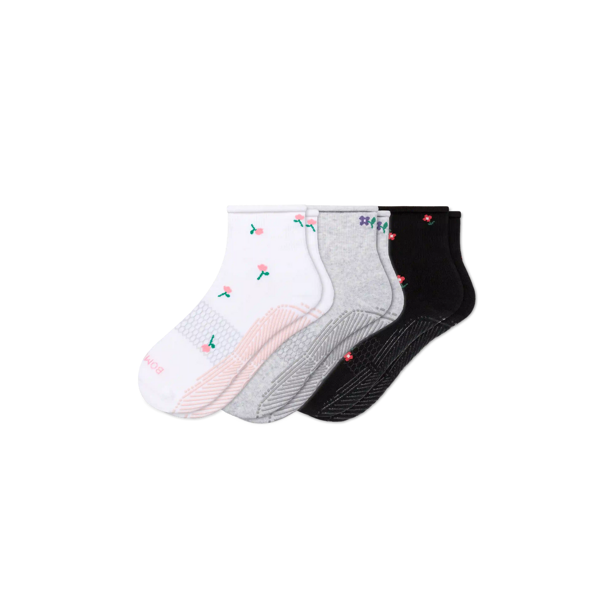 Women's Studio Gripper Quarter Sock 3-Pack