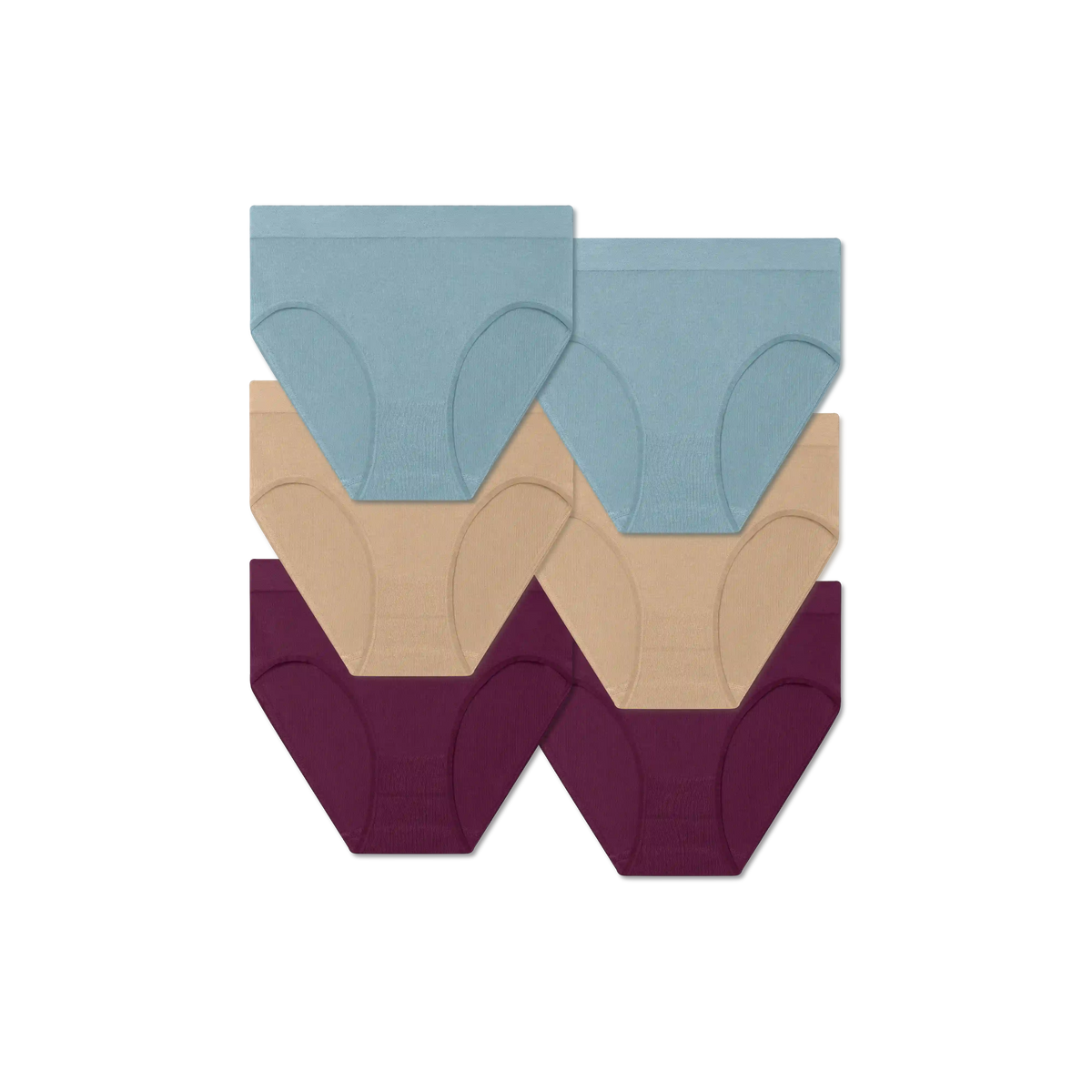 Women's Seamless High Rise Brief 6-Pack