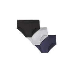 Men's Cotton Modal Blend Flyless Brief 3-Pack