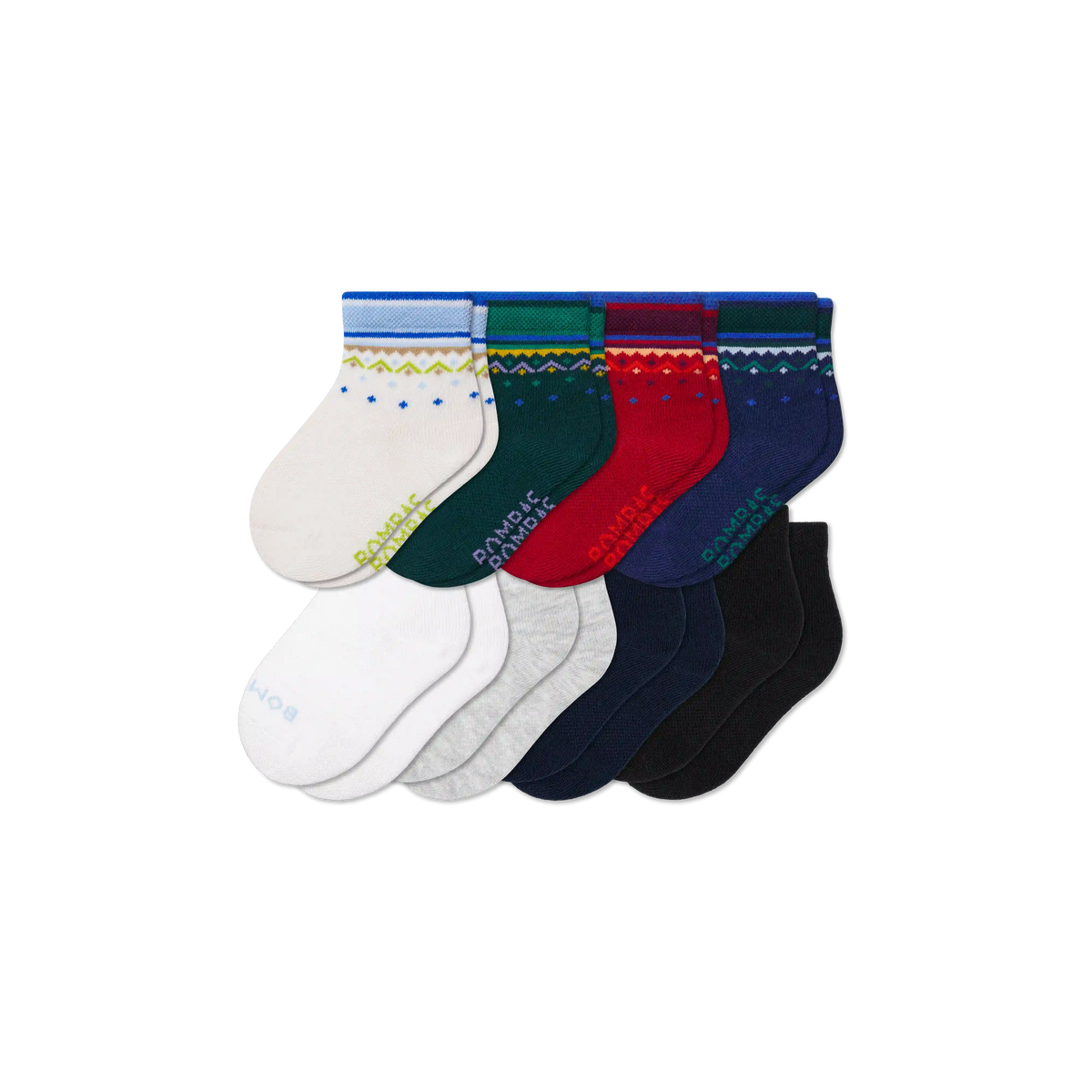 Toddler Lightweight Calf Sock 8-Pack
