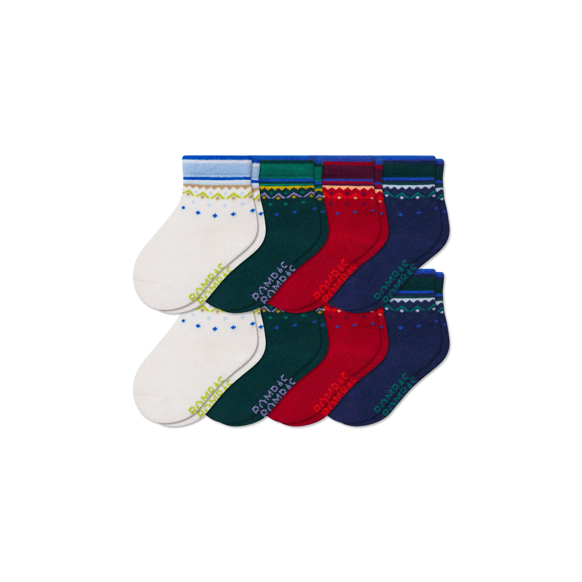 Junior Lightweight Calf Sock 8-Pack