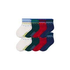 Junior Lightweight Calf Sock 8-Pack