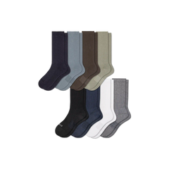 Men's Modern Rib Calf Sock 8-Pack