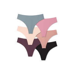 Women's No Show High Rise Brief 6-Pack