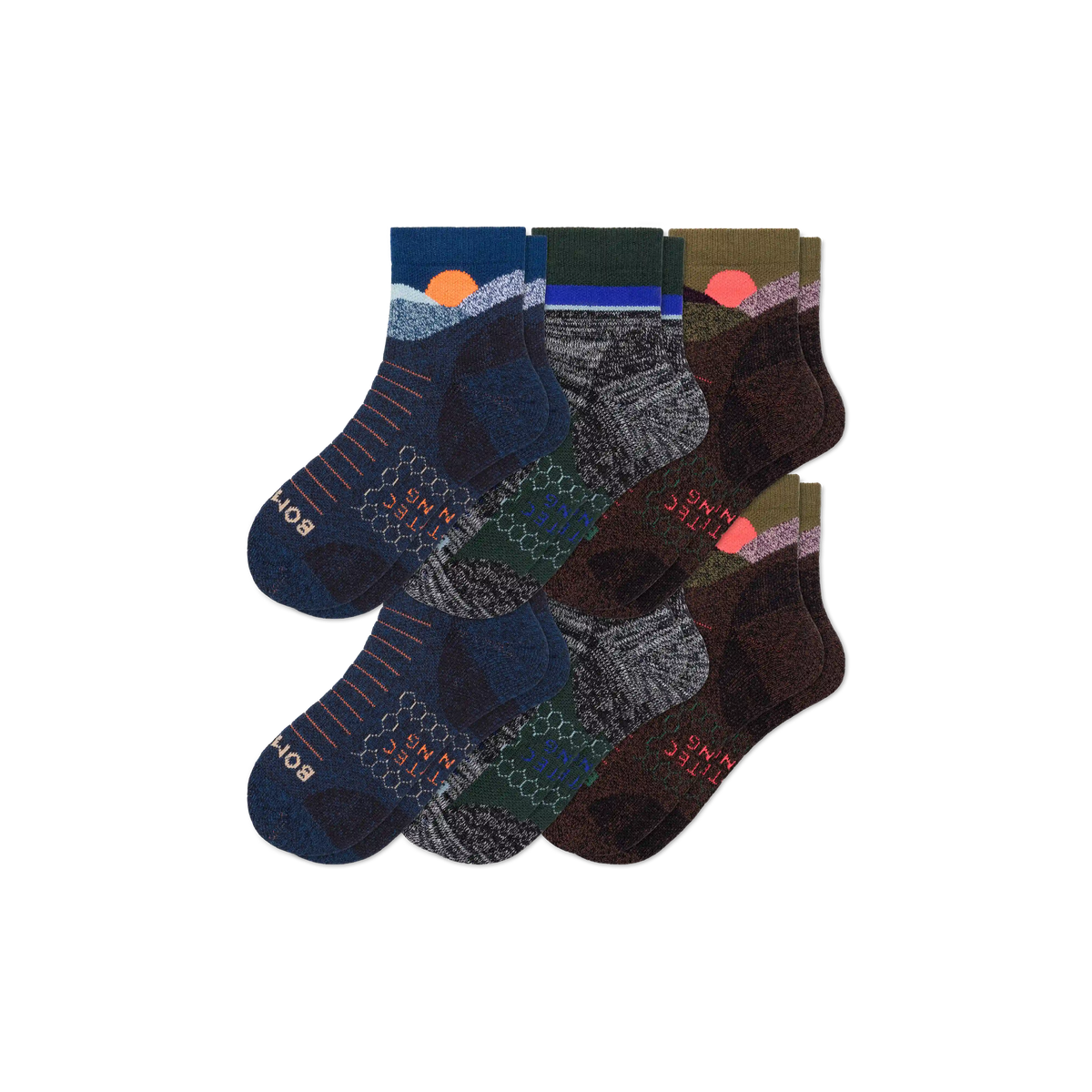 Men's Hiking Quarter Sock 6-Pack