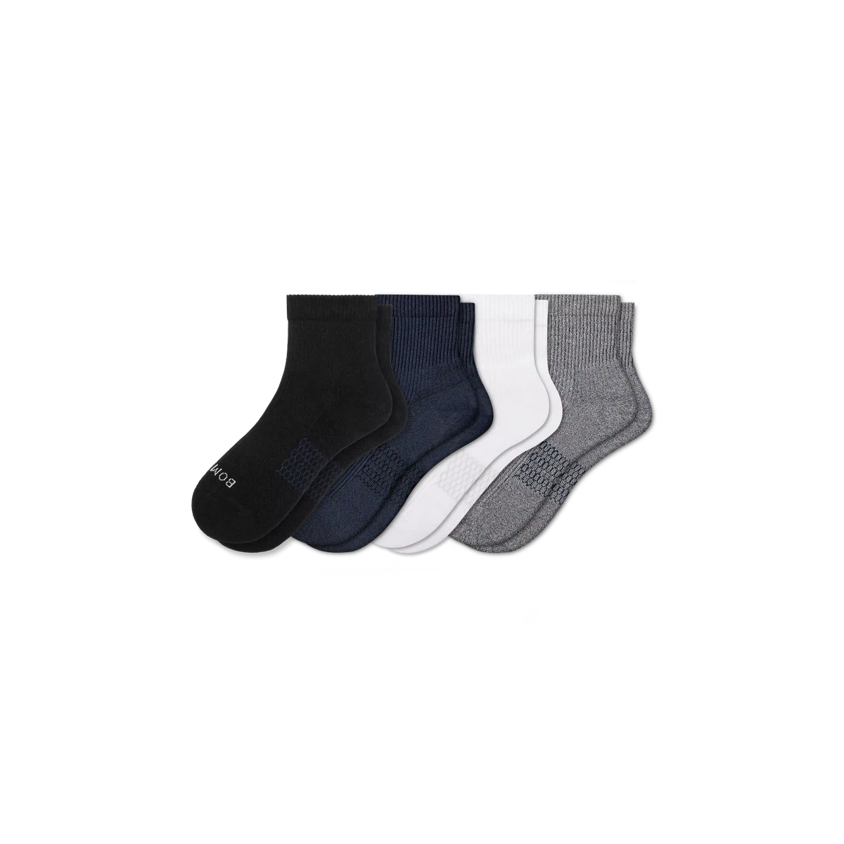 Men's Modern Rib Quarter Sock 4-Pack