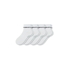 Women’s Rhinestone Rib Quarter Sock 3-Pack